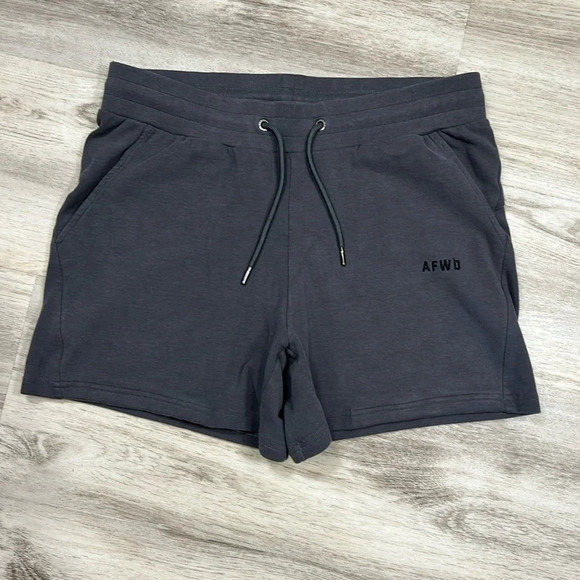 Alpha Forward AFWD Cotton Embroidered Logo Athletic Performance Sweat Shorts / L - Picture 1 of 6